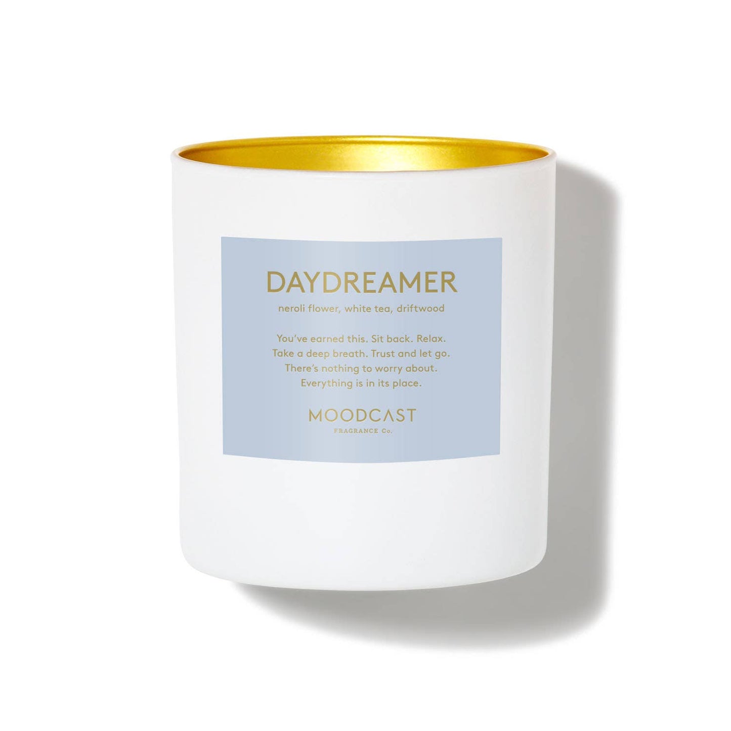 Daydreamer - White and Gold 8oz Coconut Wax Candle