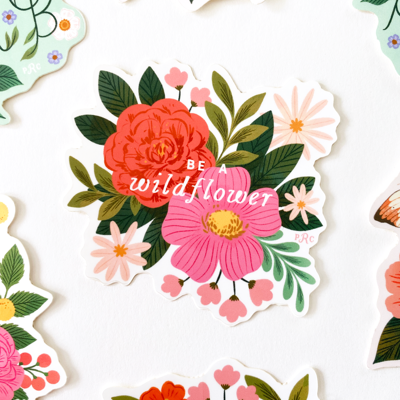 Be A Wildflower Sticker