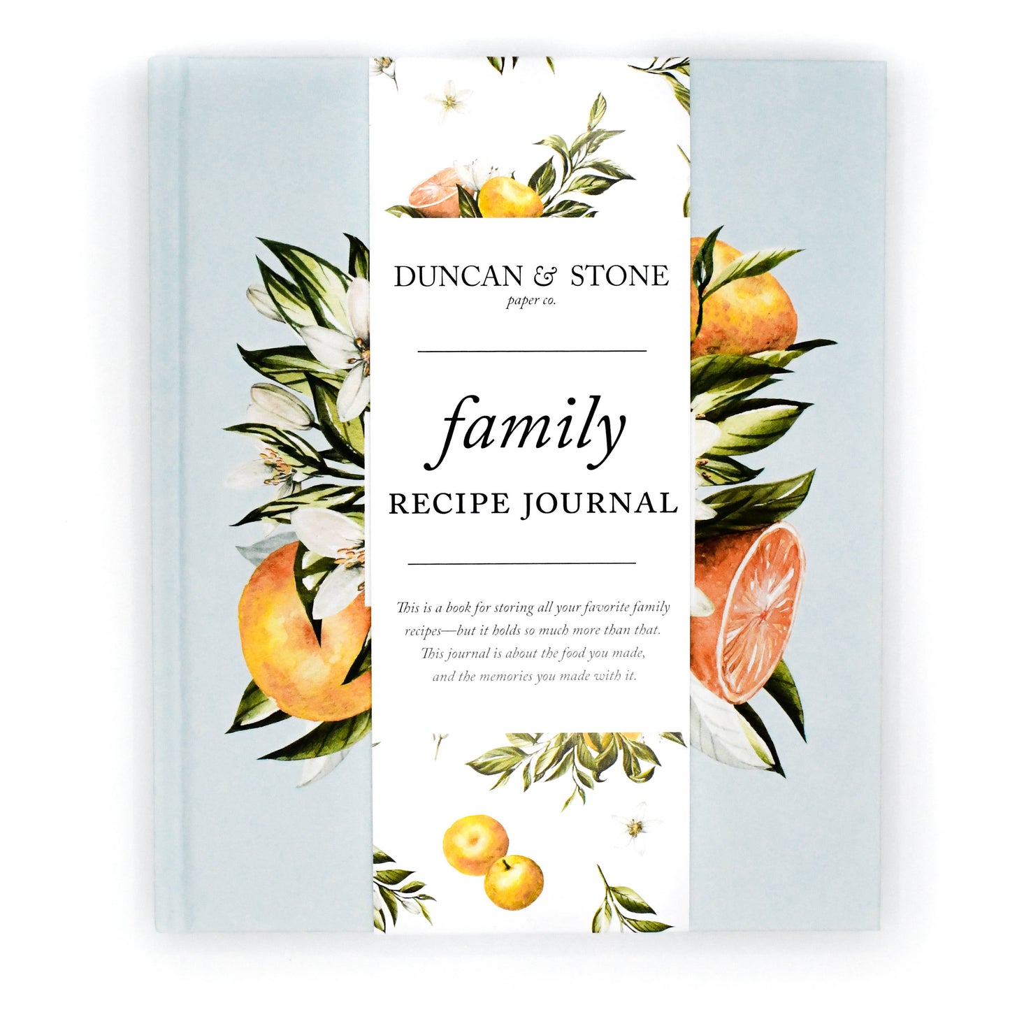 Duncan & Stone Paper Co. - Family Recipe Book & Keepsake Journal | Blank Cookbook