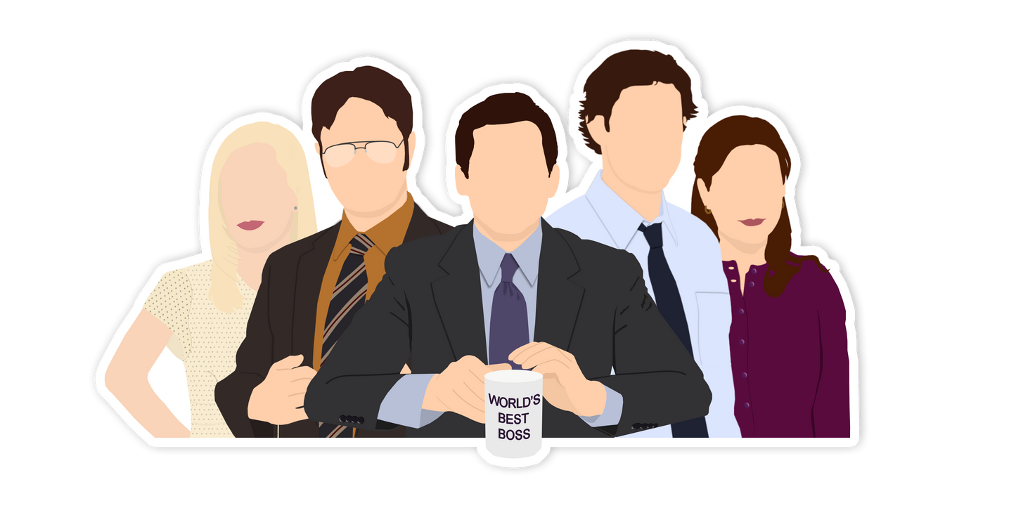 The Office Cast Sticker
