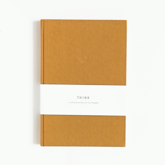 Blank Journal - Think Amber Linen