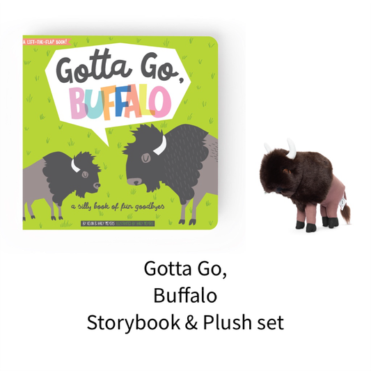 Gotta Go, Buffalo Storybook and Plush Set